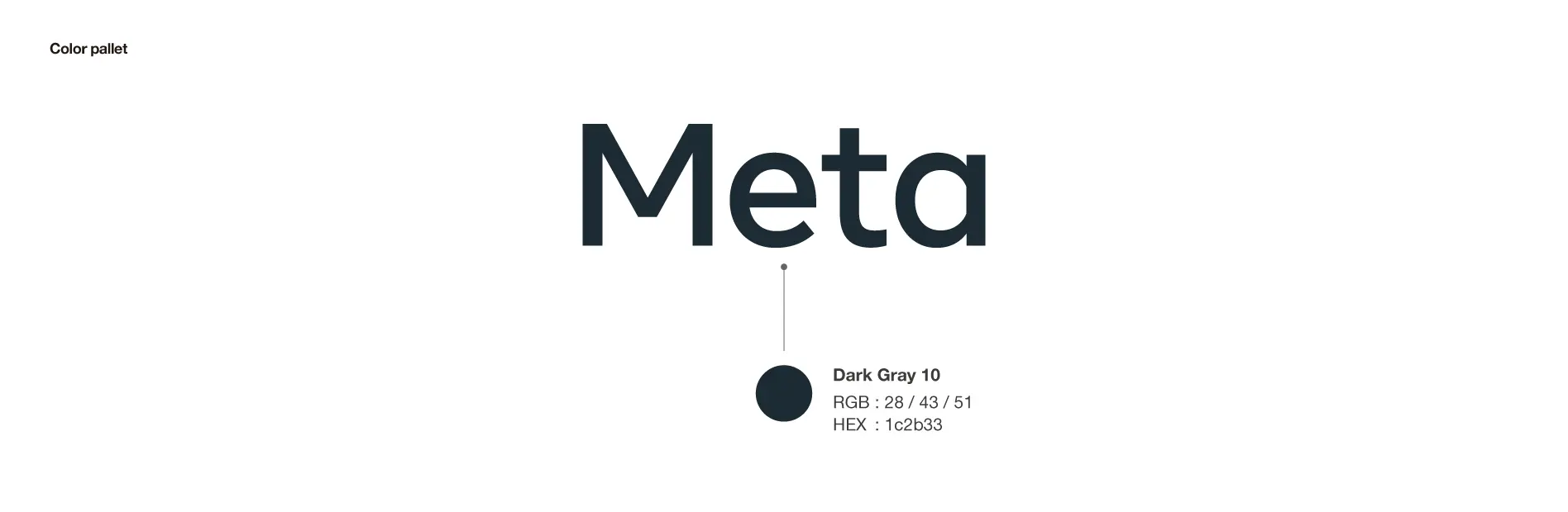 Meta（メタ）のロゴタイプデザイン刷新事例 グリッド分析とロゴタイプ比較 ロゴカラー規定