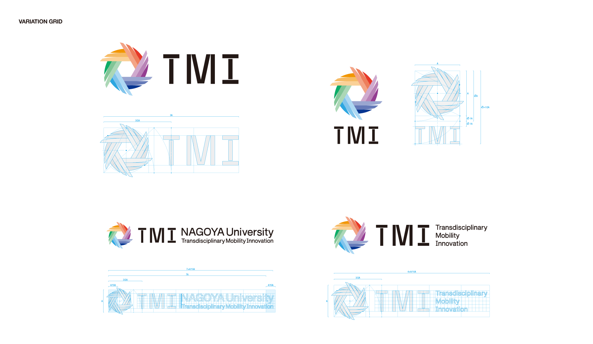 TMIシンボルロゴの組み合わせ