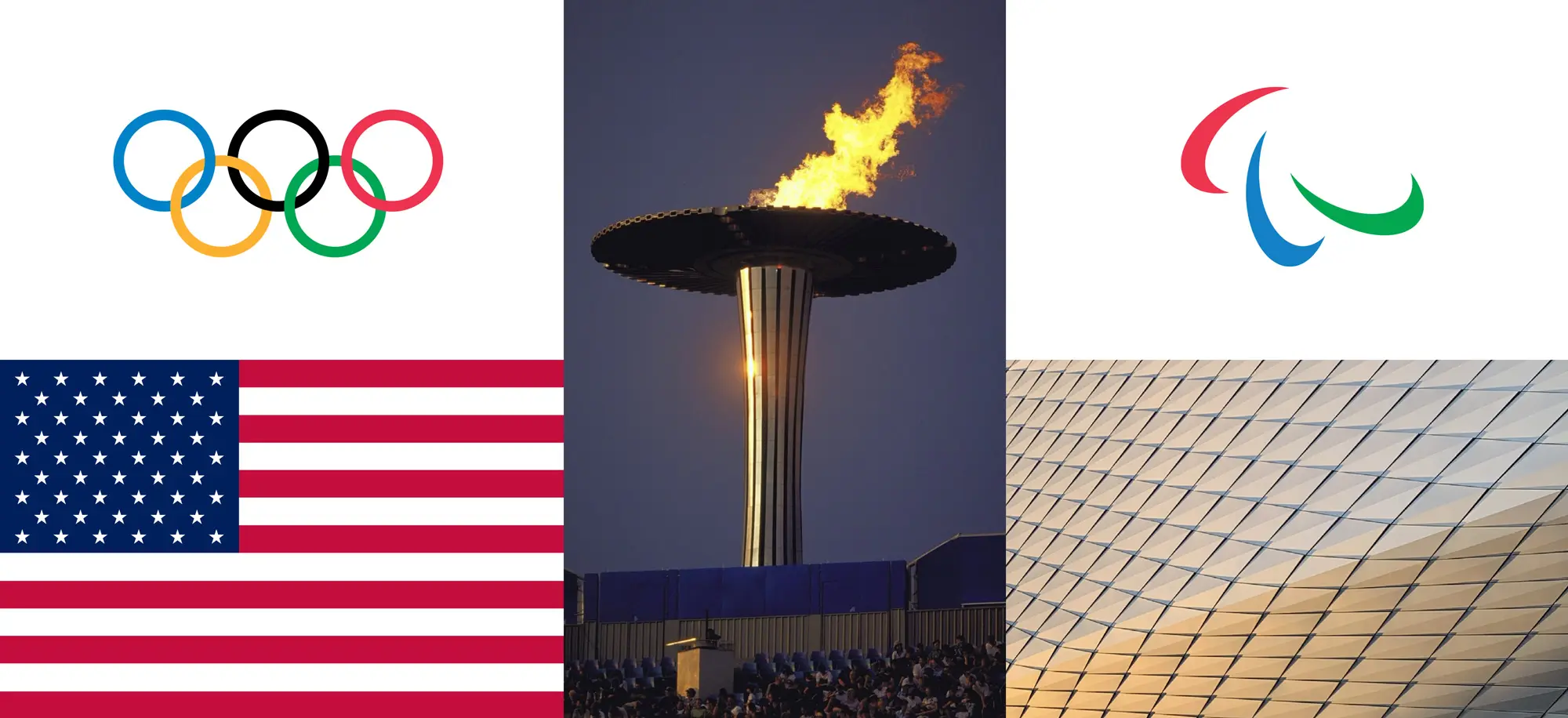 米国オリンピック&パラリンピックミュージアムのブランドロゴ事例 グリッド分析