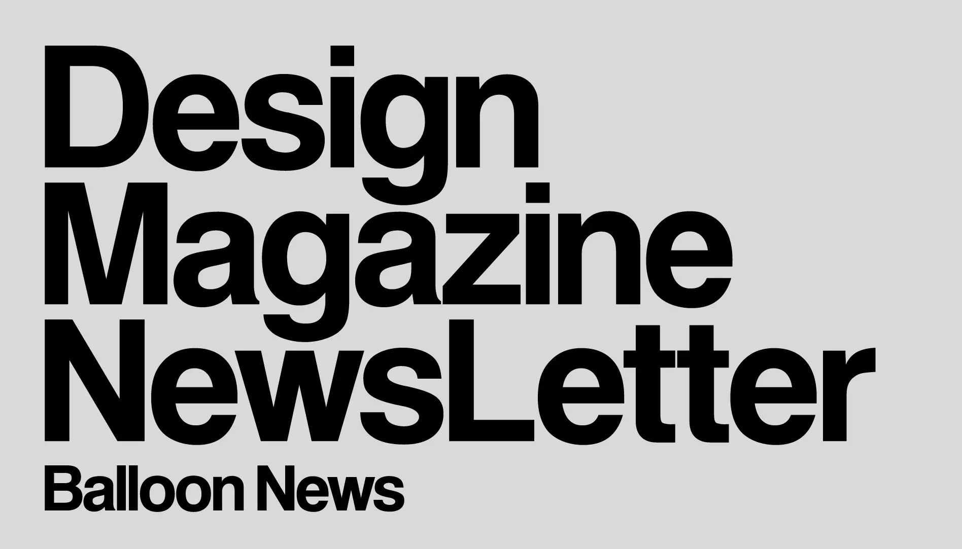 Newsletter cover design