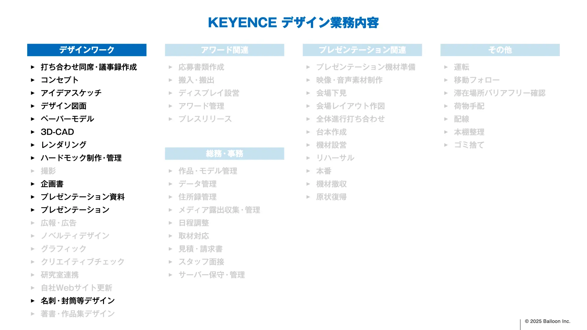 Designとデザインの本質:大阪芸術大学・特別講義レポート:キーエンスのプロジェクト組織体制