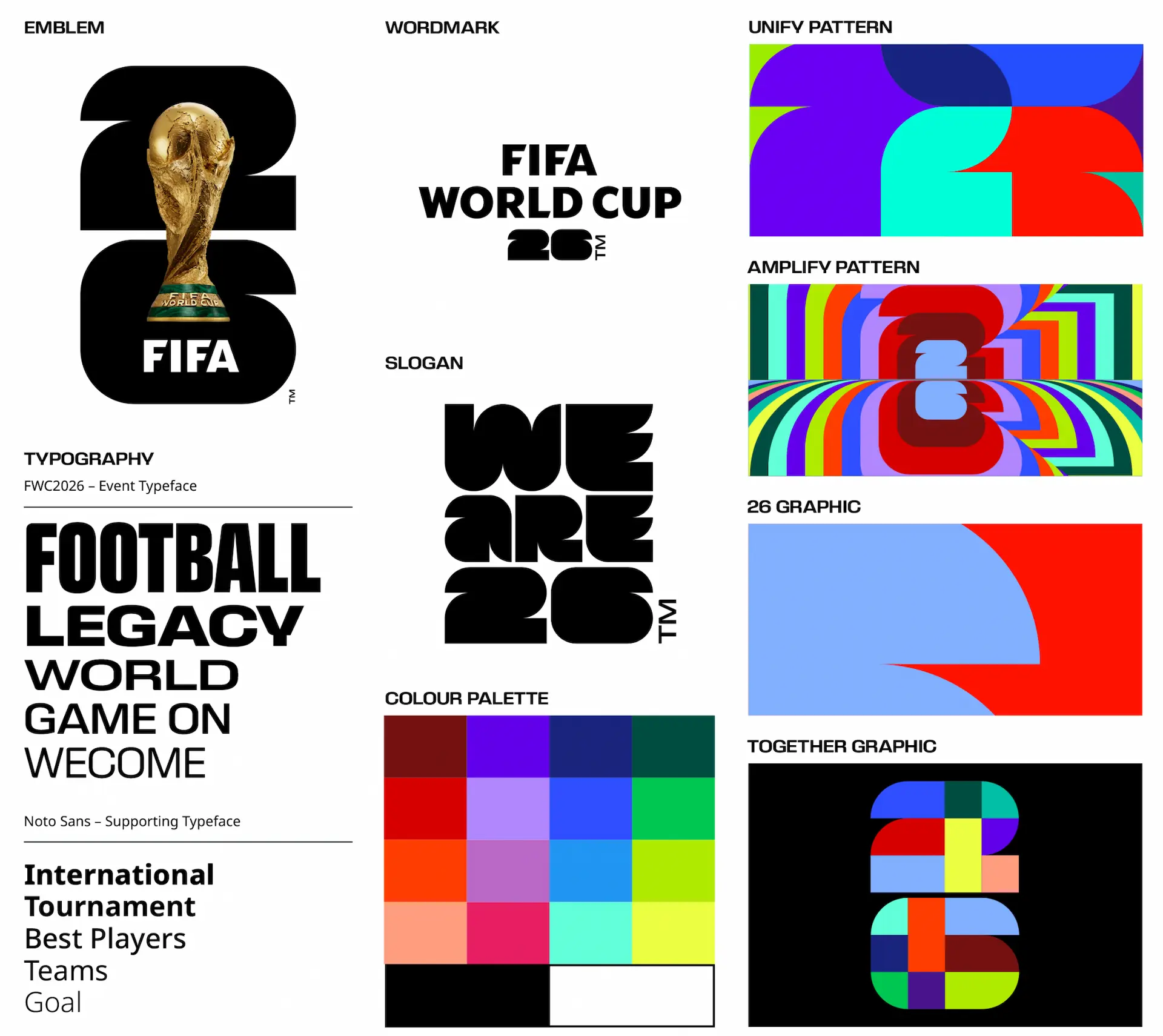FIFA 2026ワールドカップのブランドデザイン