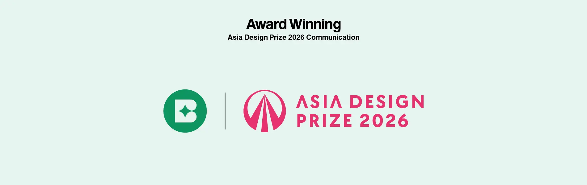 BUD ASIA Design Prize受賞