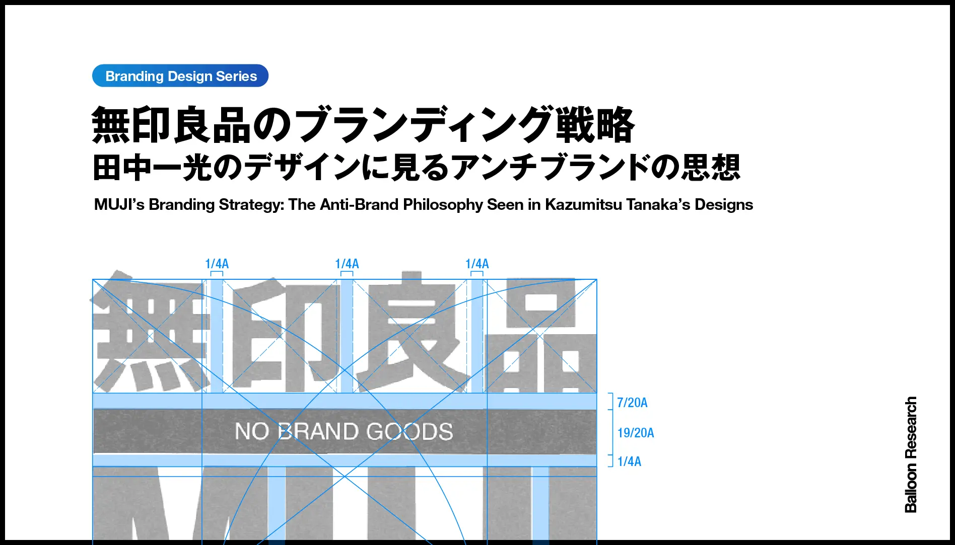 無印良品のブランディング戦略ー田中一光のデザインに見るアンチブランドの思想