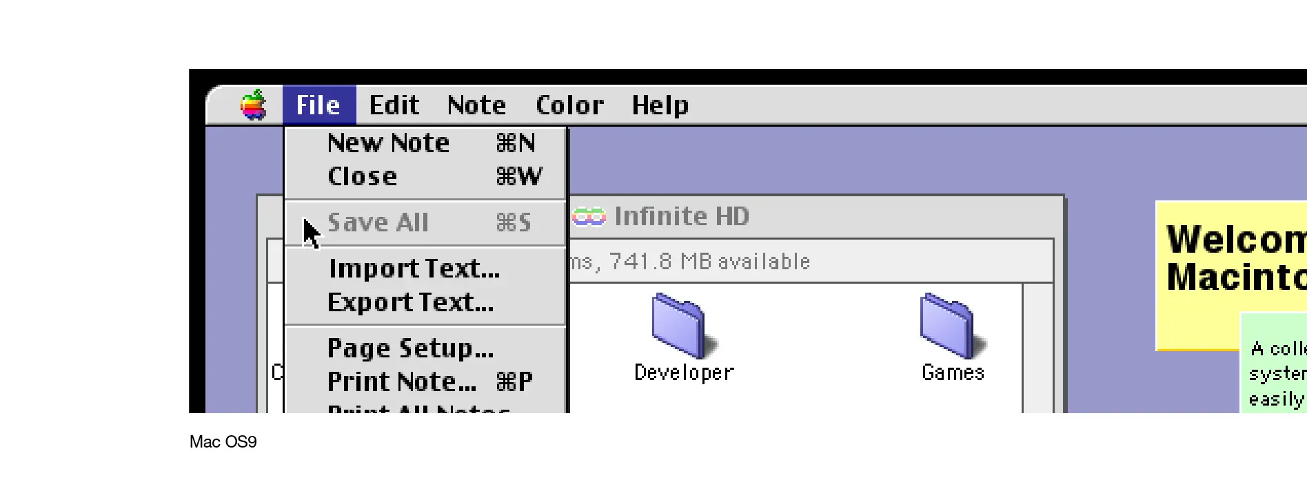 Appleによる保存GUI