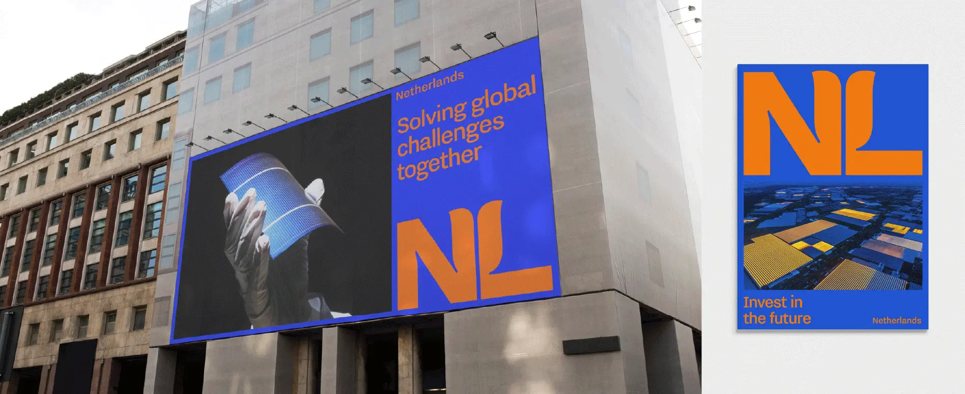オランダの国家ブランディング「NL」向けの「Nitti Grotesk」書体