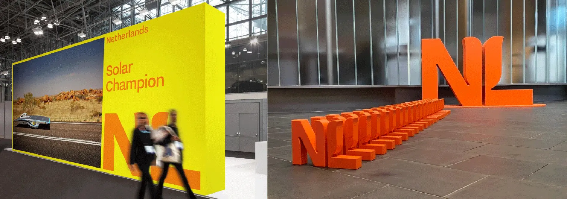 オランダの国家ブランディング「NL」向けの「Nitti Grotesk」書体