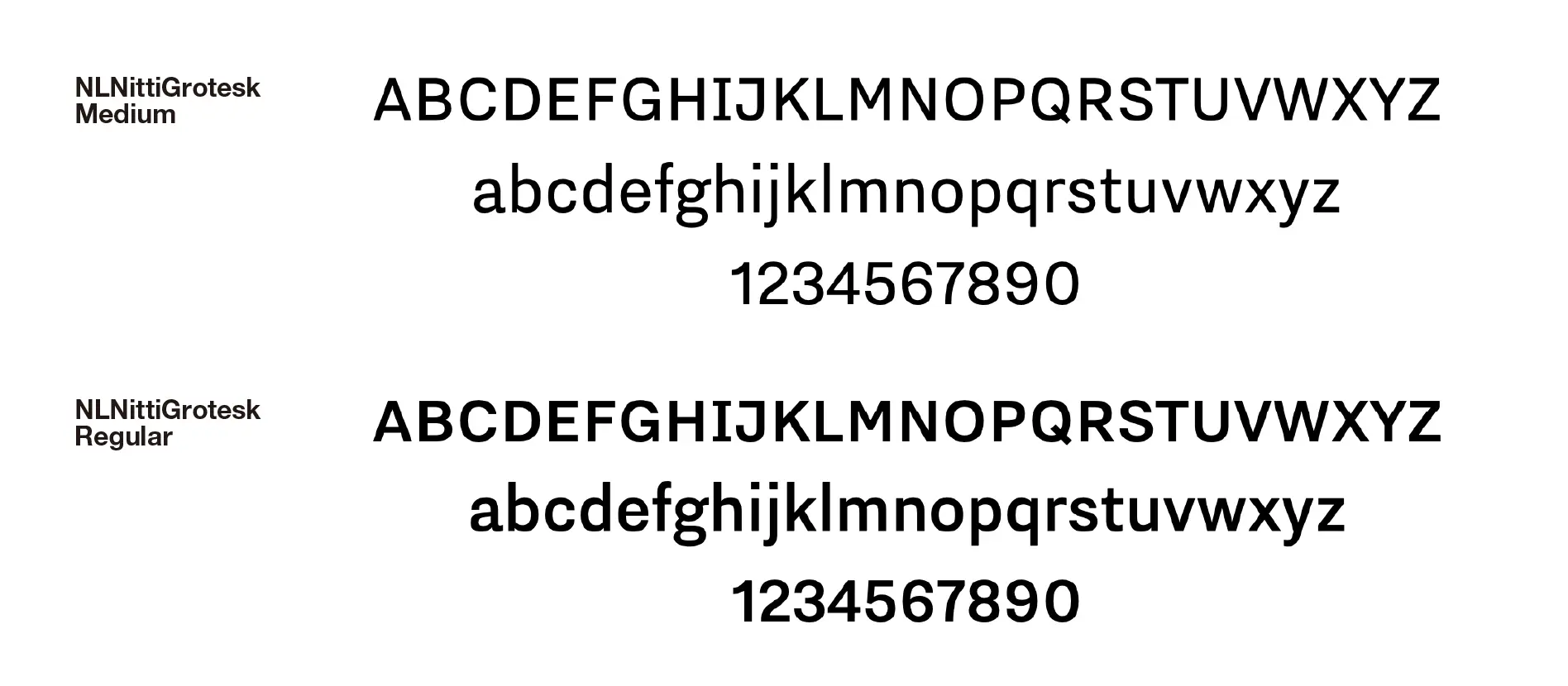 オランダの国家ブランディング「NL」向けの「Nitti Grotesk」書体